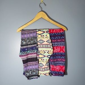 3 pairs of Rue 21 Leggings